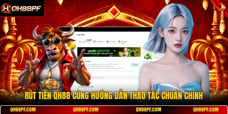 Rút tiền QH88 cùng hướng dẫn thao tác chuẩn chỉnh