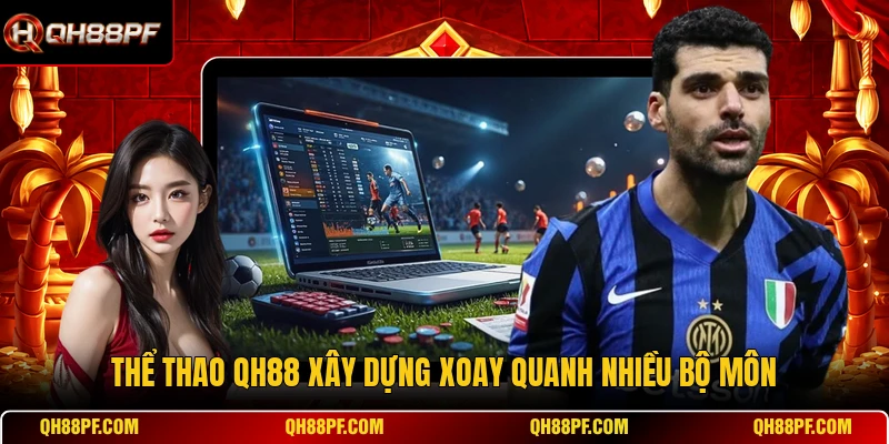 Thể thao QH88 xây dựng xoay quanh nhiều bộ môn