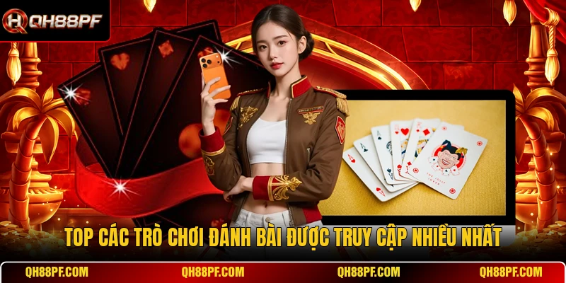 Top các trò chơi đánh bài được truy cập nhiều nhất
